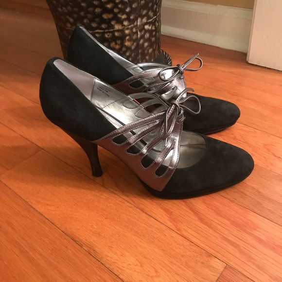 Calvin Klein Shoes - Calvin Klein High Heels black Grey shoes size 9.5
